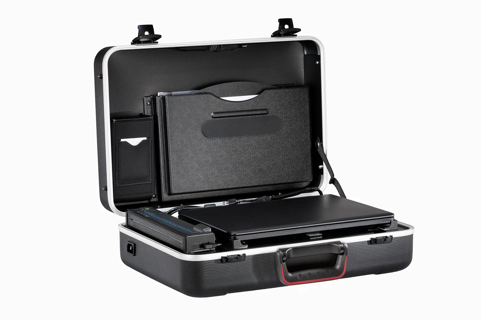 OEM Projektkoffer mit integriertem Notebook und Drucker