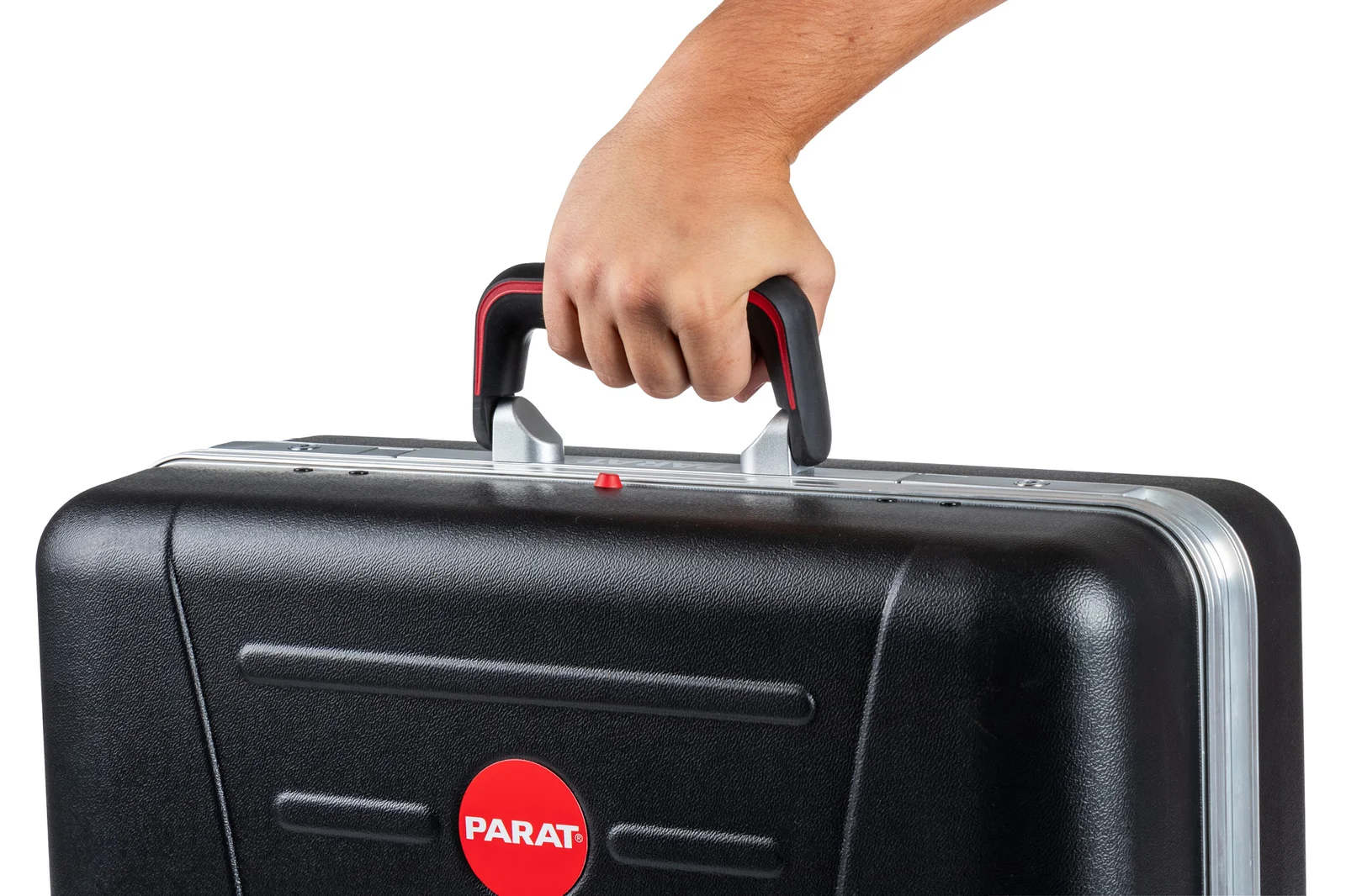 Anwendungsbild Transportsystem Griff an PARAT Koffer