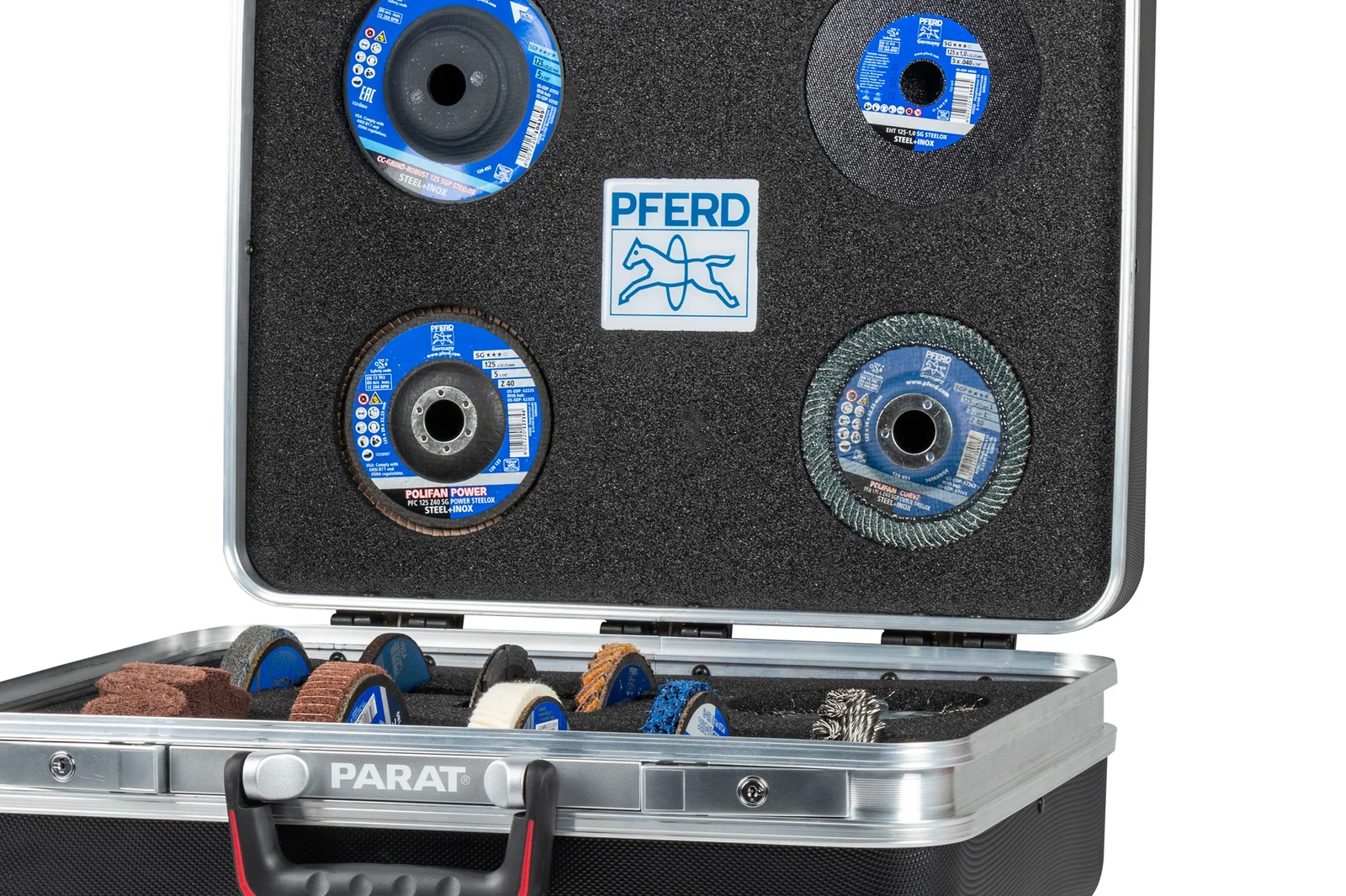 Open project case from PFERD with individual interior fittings